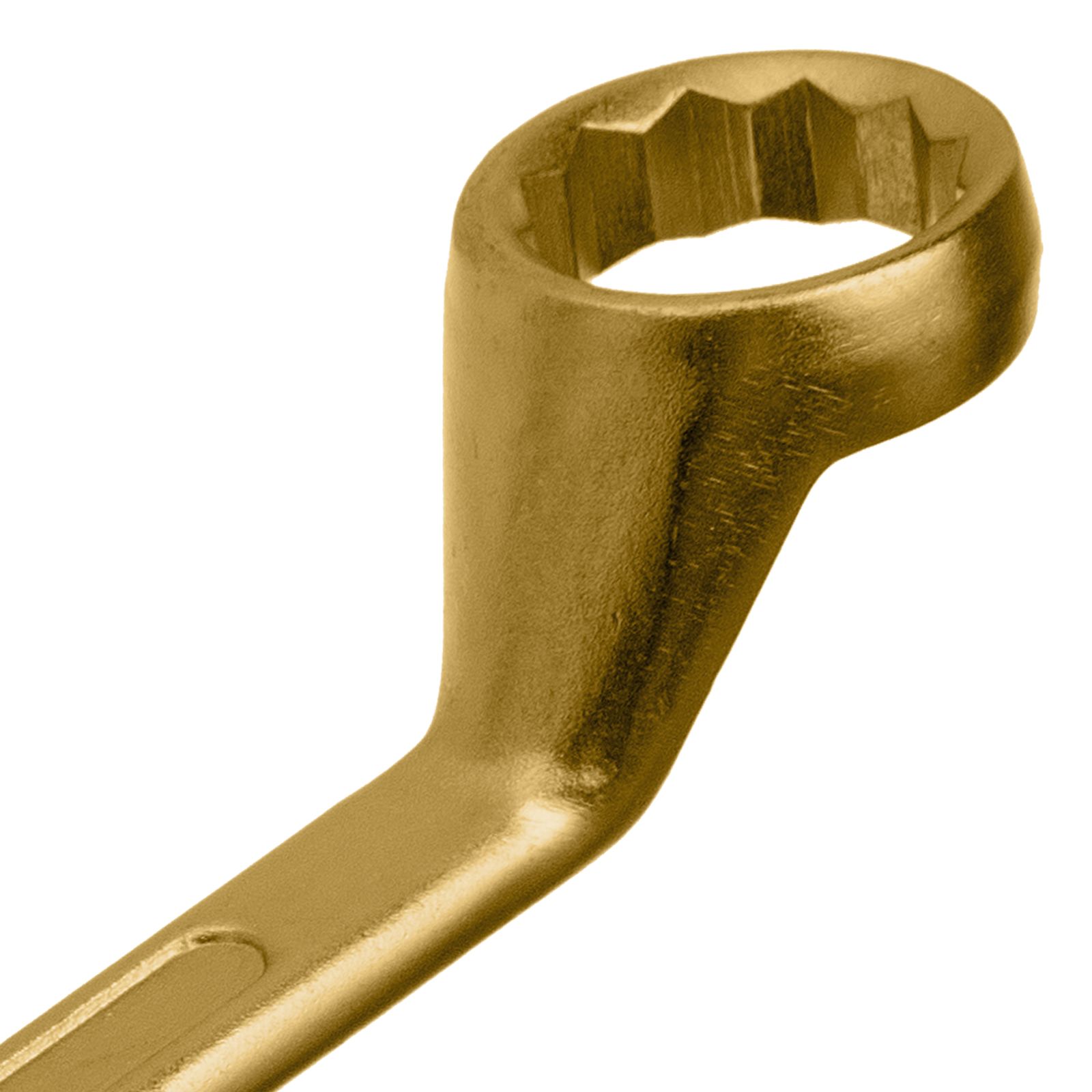 Ключ накидной, 30 х 32 мм, желтый цинк Сибртех 