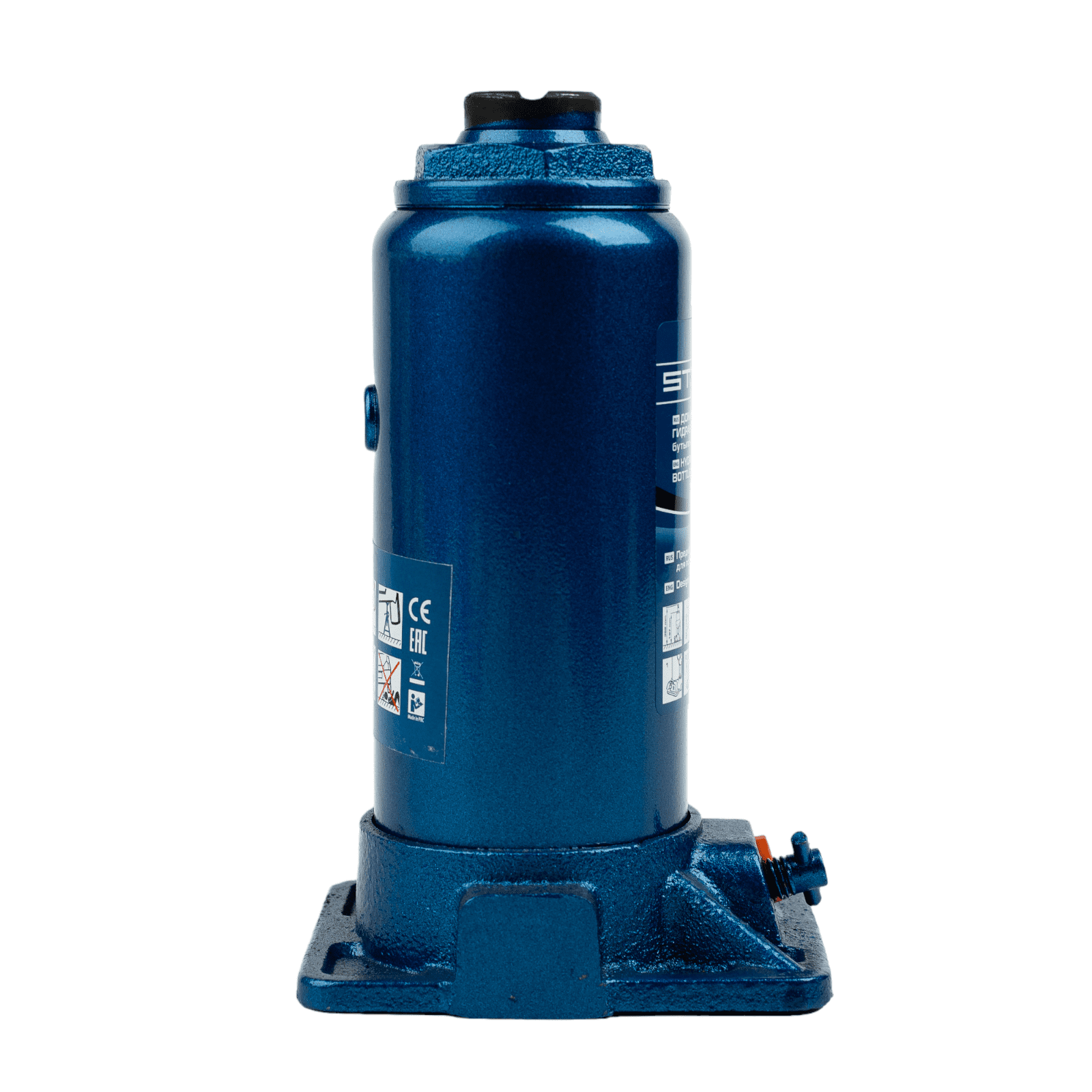 Домкрат гидравлический бутылочный, 5 т, H подъема 197-382 мм, в пластиковом кейсе Stels 