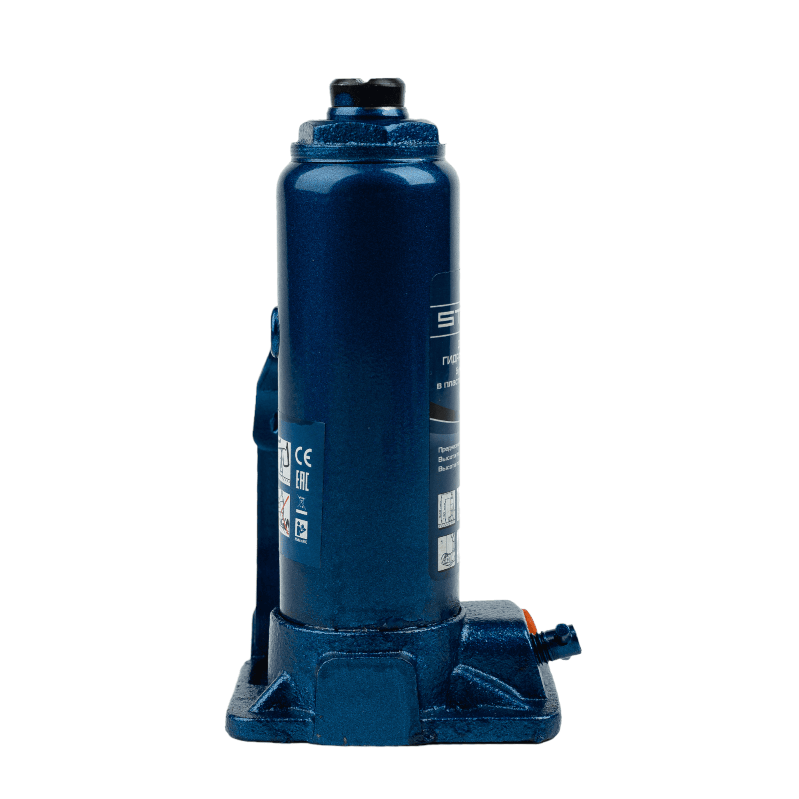 Домкрат гидравлический бутылочный, 2 т, H подъема 181-345 мм, в пластиковый кейсе, Stels 