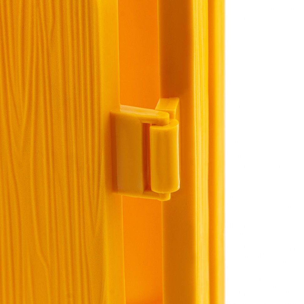 Забор декоративный "Классика", 29 х 224 см, желтый, Россия, Palisad 