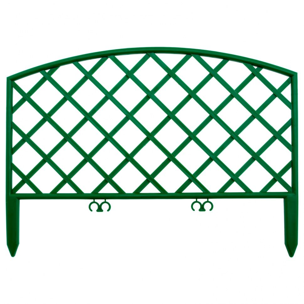 Забор декоративный "Сетка", 24 х 320 см, зеленый, Россия, Palisad 