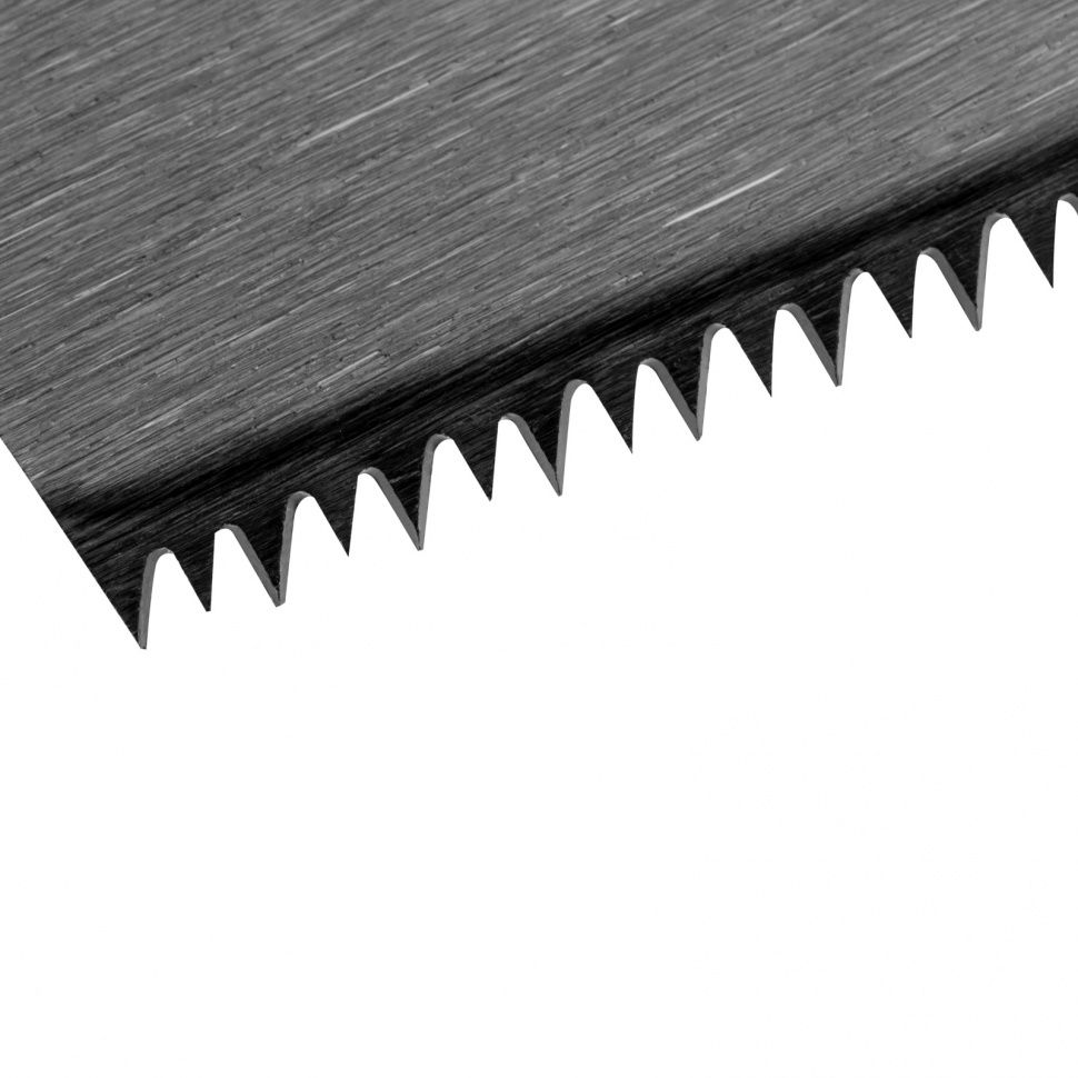 Ножовка по дереву "Зубец", 450 мм, 11 TPI, зуб 2D, калёный зуб, 2-х компонентная рукоятка Сибртех 