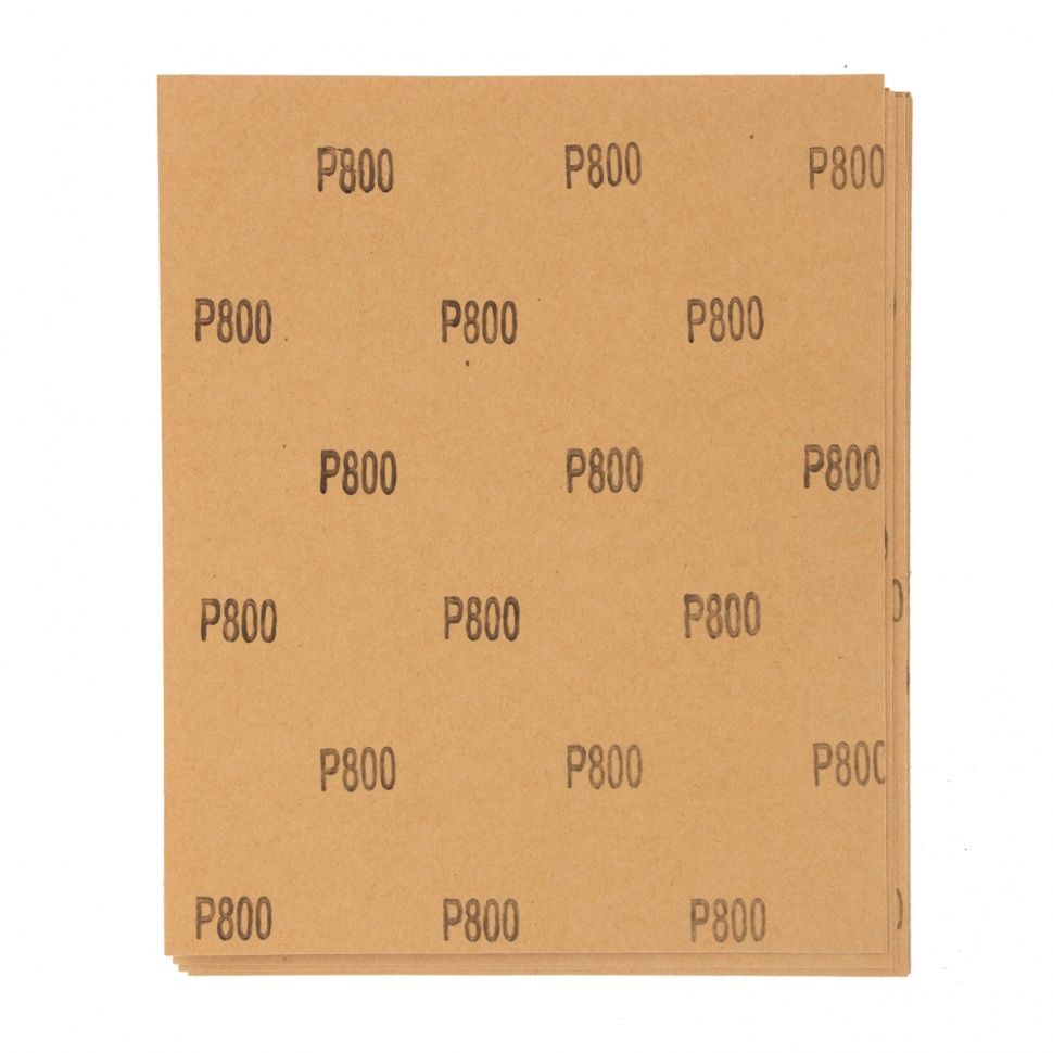 Шлифлист на бумажной основе, P 800, 230 х 280 мм, 10 шт, водостойкий Matrix 