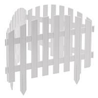 Забор декоративный "Винтаж", 28 х 300 см, белый, Россия, Palisad - Умелец.ру