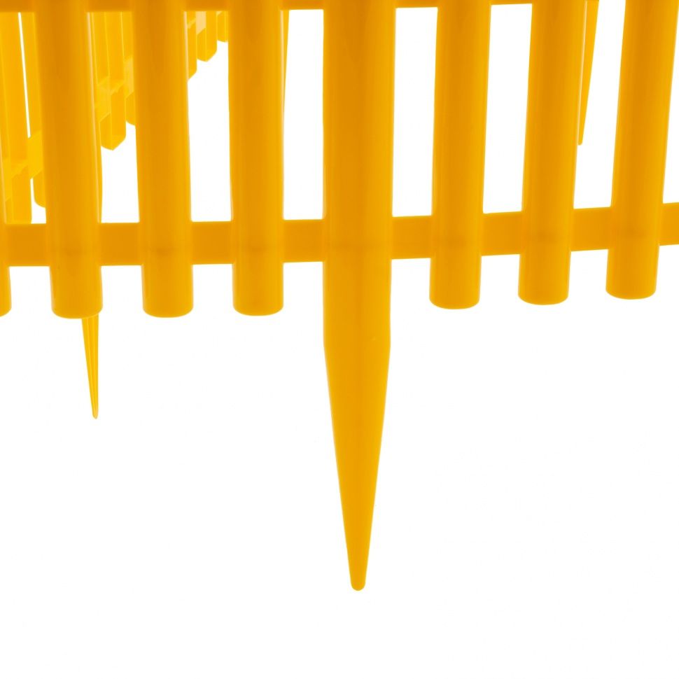 Забор декоративный "Гибкий", 24 х 300 см, желтый, Россия, Palisad 