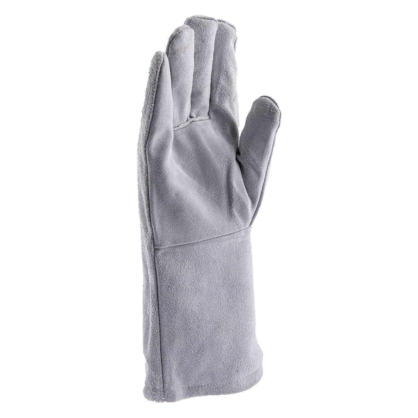Перчатки спилковые с манжетой для садовых и строительных работ, утолщенные, размер XL, Сибртех 