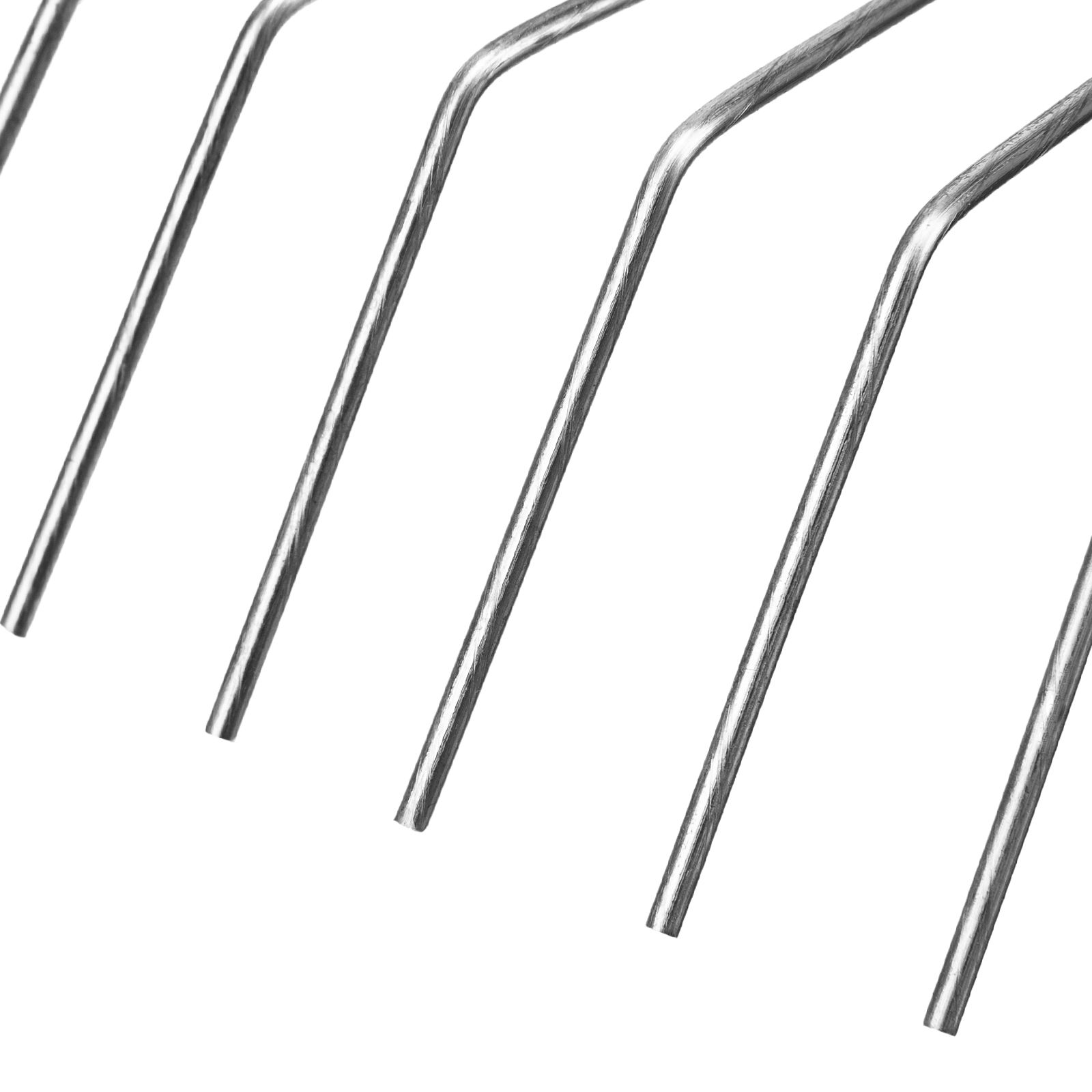Грабли веерные стальные, 350 мм, 18 круглых зубьев, оцинкованные, без черенка, Россия, Сибртех 