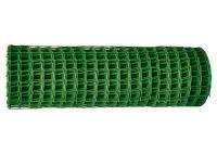 Решетка заборная в рулоне, 1 х 20 м, ячейка 83 х 83 мм, пластиковая, зеленая, Россия - Умелец.ру