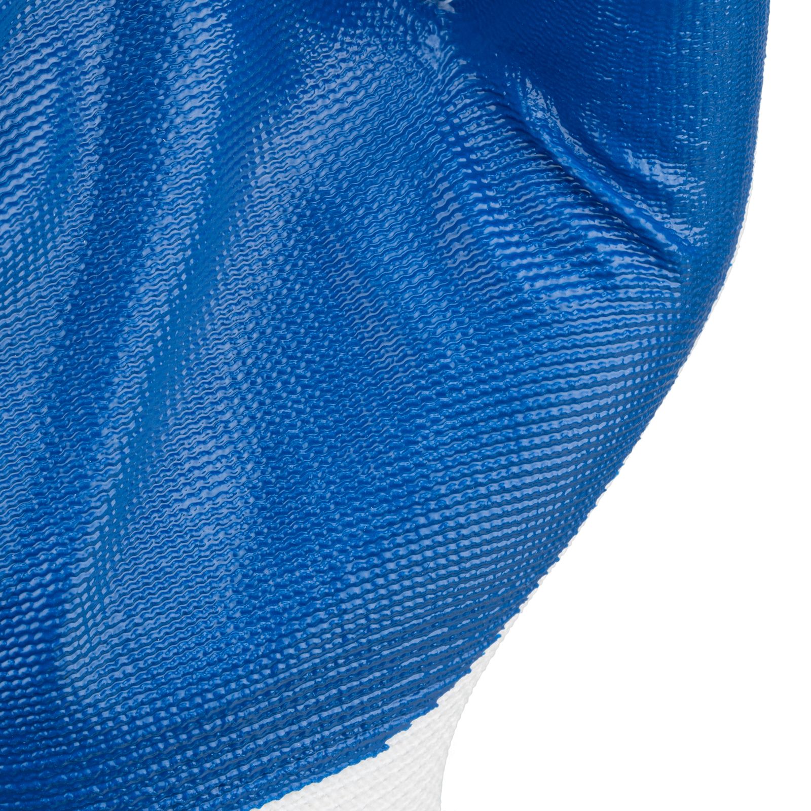Перчатки полиэфирные с синим нитрильным покрытием, размер 9, 13 класс вязки// Сибртех 