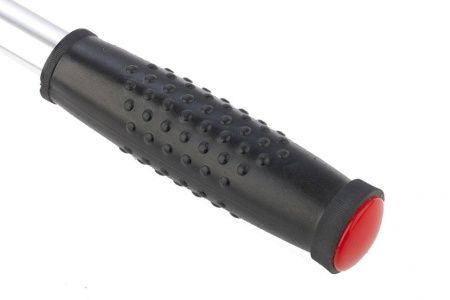 Скребок, 100 мм, фиксированное лезвие, удлиненная металлическая обрезиненная ручка Matrix 