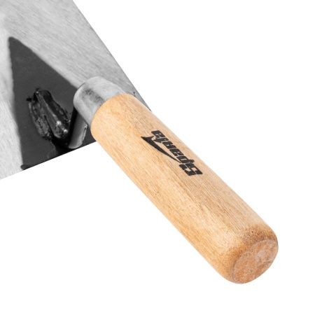 Кельма отделочника стальная, 160 мм, деревянная ручка Sparta 