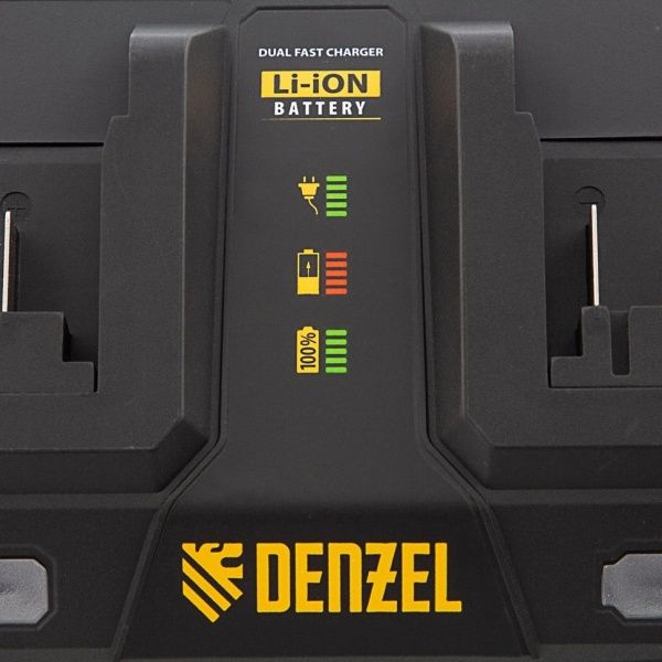 Устройство зарядное для аккумуляторов 18В Li-Ion 3,0А для двух батарей IBC-18-3.0-2 Denzel 28454 - Умелец.ру