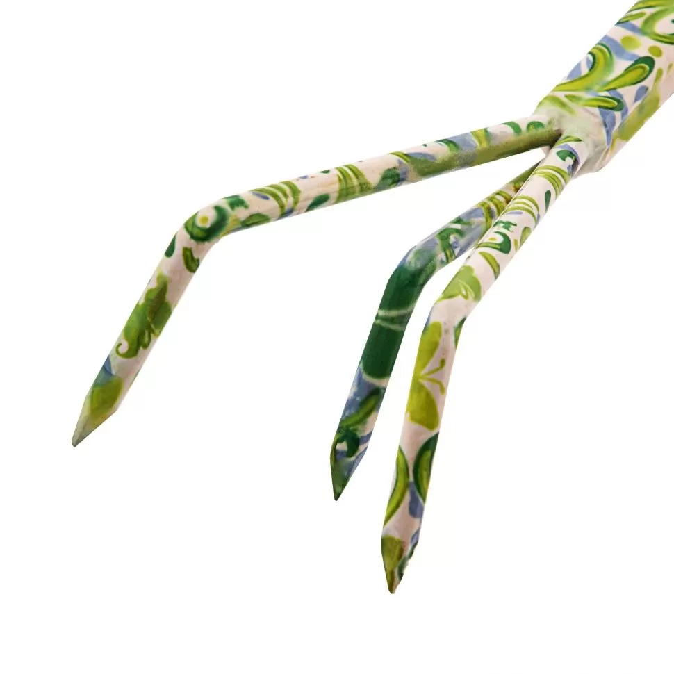 Рыхлитель 3 - зубый, 60 х 415 мм, стальной, пластиковая рукоятка, Flower Green, Palisad 