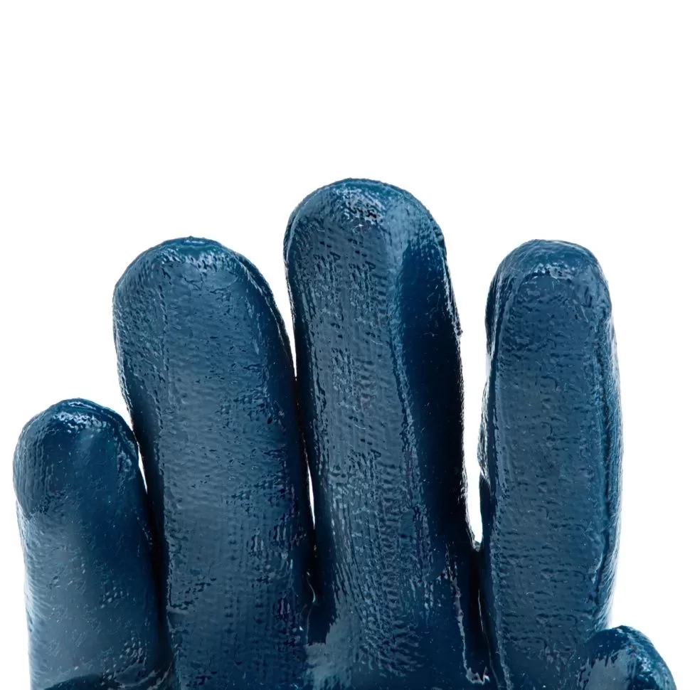 Перчатки трикотажные с обливом из бутадиен-нитрильного каучука, манжет, M Сибртех 
